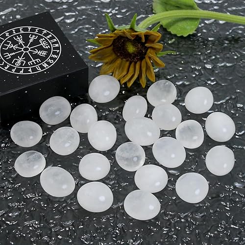 Miniatura 5 de 10 paquetes de cristales de cuarzo natural pulidos brasileños, cristales y piedras curativas de cuarzo a granel para Wicca, Reiki, energía curativa,