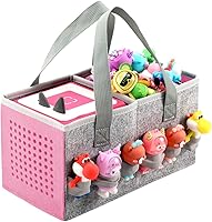 Vista 12 de Estuche de transporte para Toniebox Starter Set y figuras Tonies, bolsa plegable de tela de fieltro para viajes y juguete musical para Toniebox 2