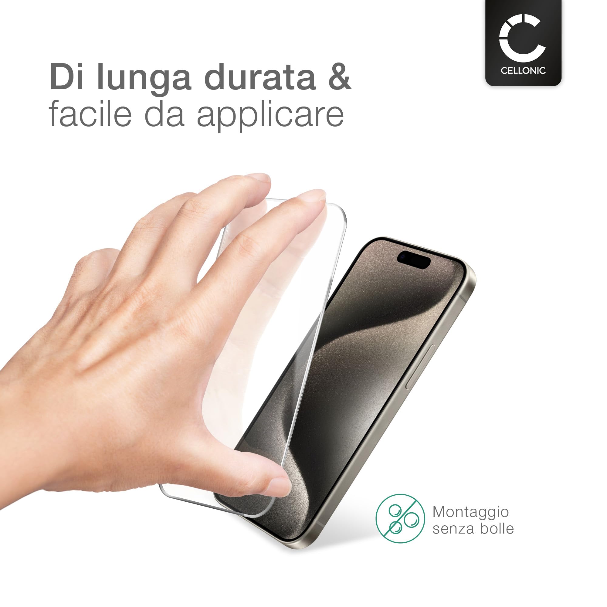 CELLONIC Vetro temperato 9H compatibile con Apple iPhone 14 (3D Case-friendly 9H, screen protector glass pellicola protettiva per telefono smartphone