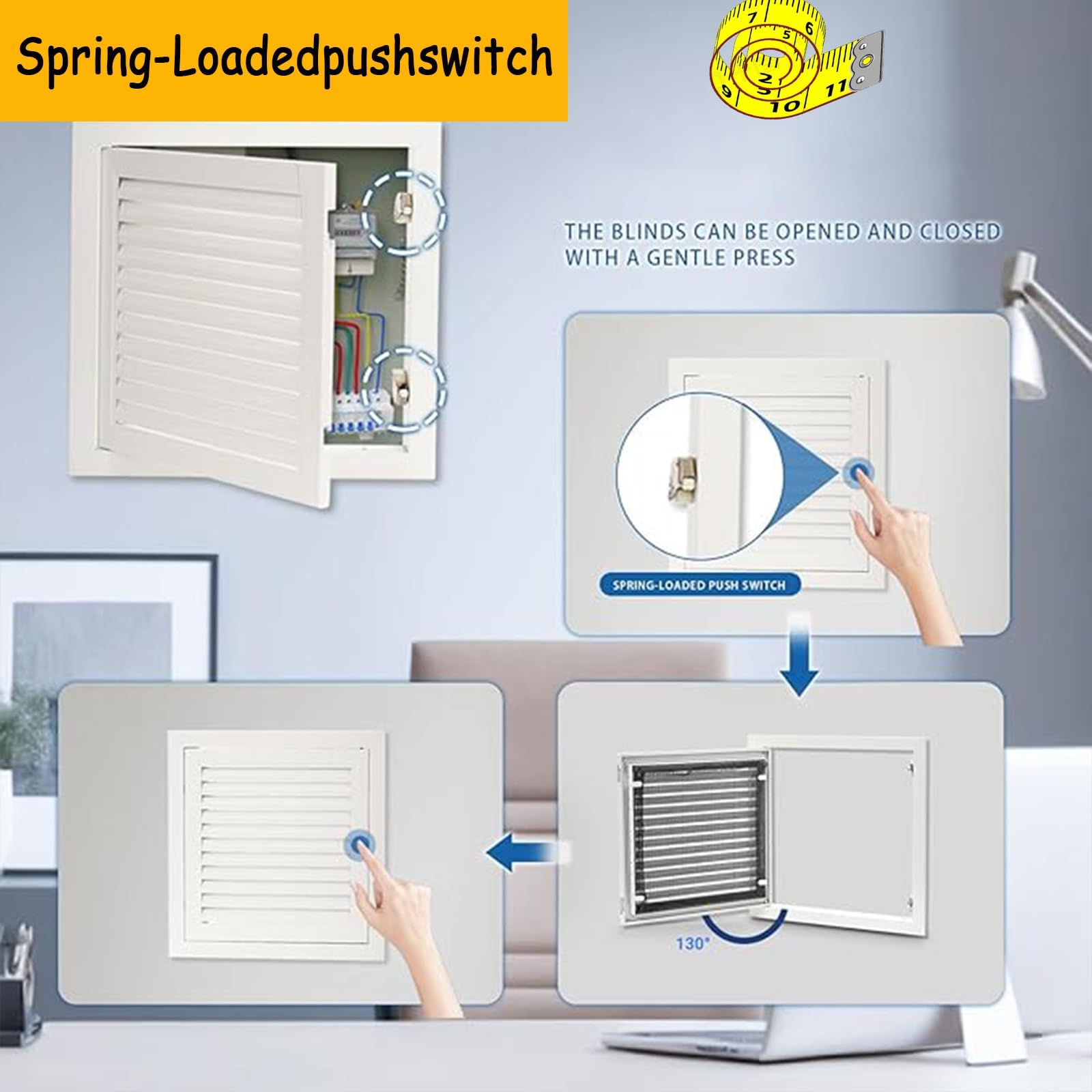 Cubierta de ventilación de retorno de aluminio blanco de 14 x 38 pulgadas para pared/techo, rejilla de entrada de aire frío HVAC con cara/puerta extraíble, flujo de aire eficiente y fácil instalación