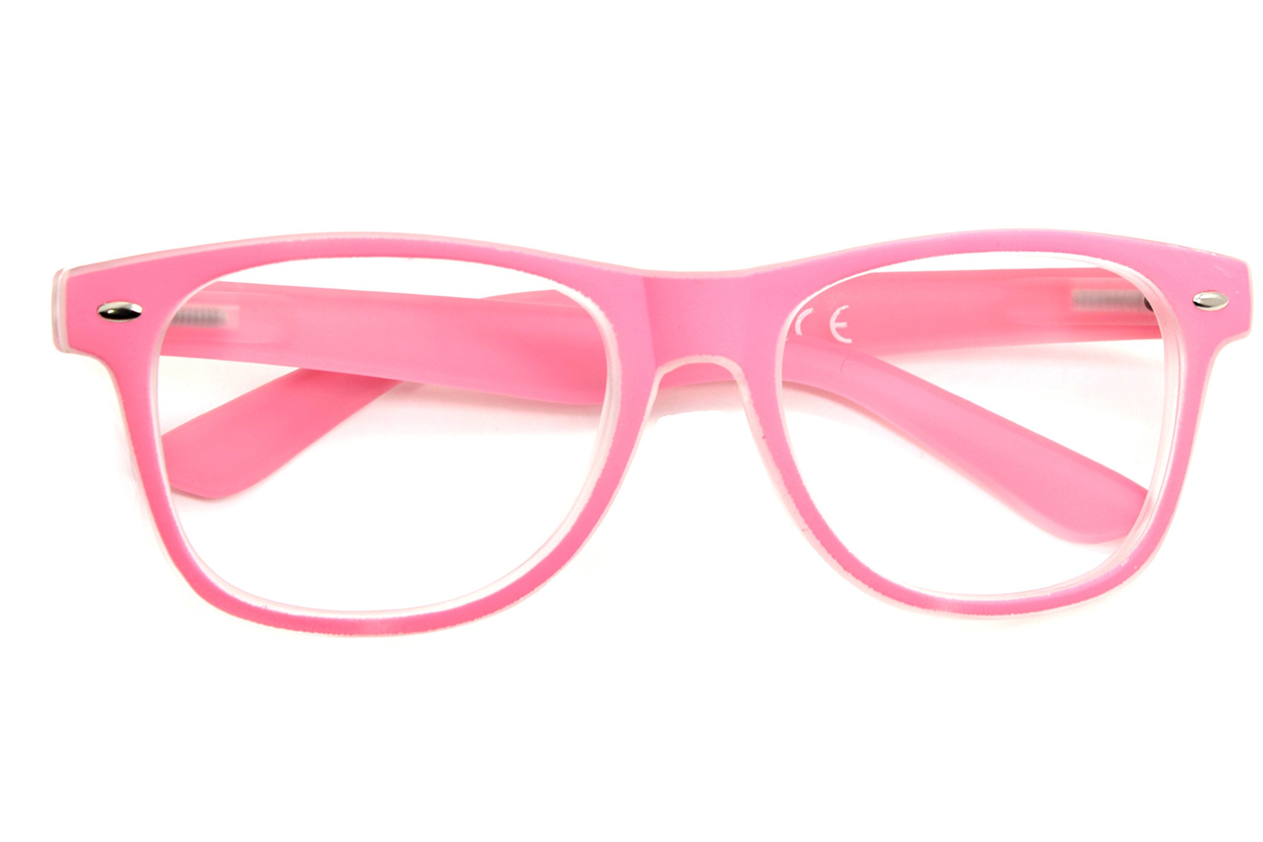 Mfaz Morefaz Ltd Unisex Pink Women's Ladies Men Reading Glasses Original Retro Vintage +0.50 +0.75 +1.0 +1.5 +2.0 +2.5 +3.5 +4.00 Design (3.00, )