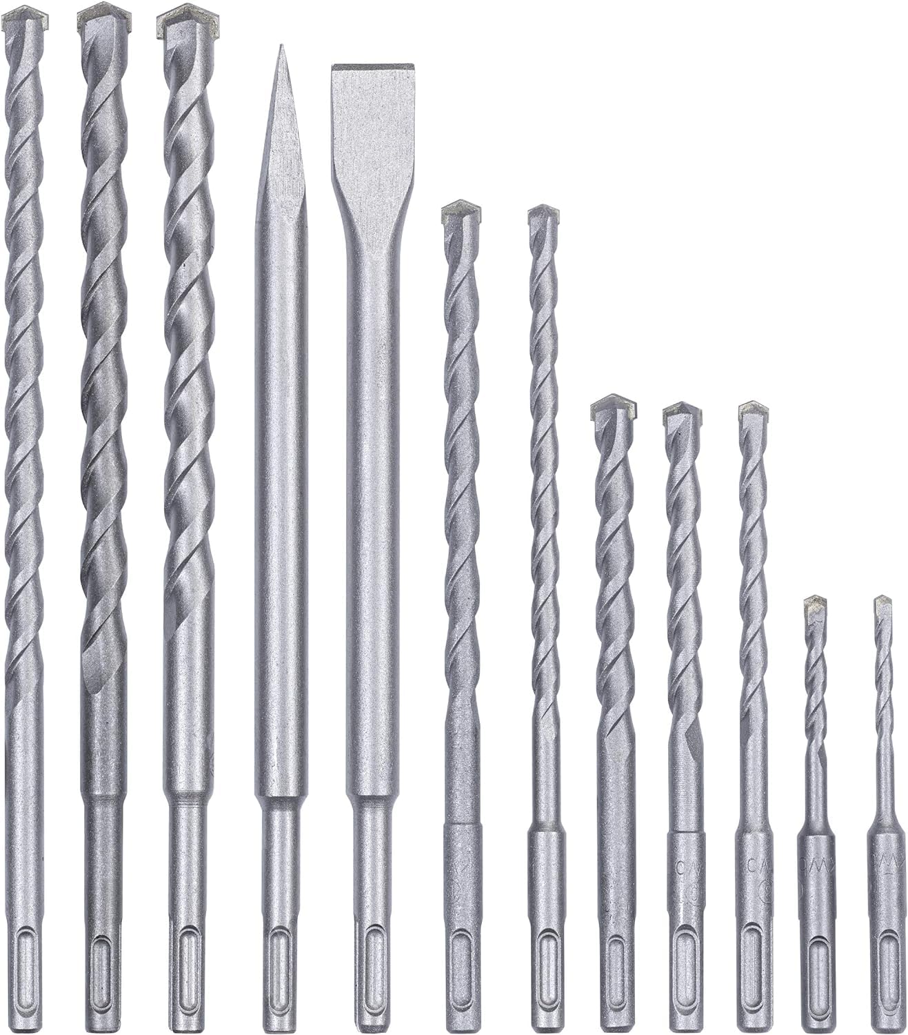 Einhell Herocco Młot Udarowy, Czerwony/Czarny, ‎27.5 x 10 x 20.8 cm; 2.12 kg & kwb 240290 SDS-Plus zestaw dłut