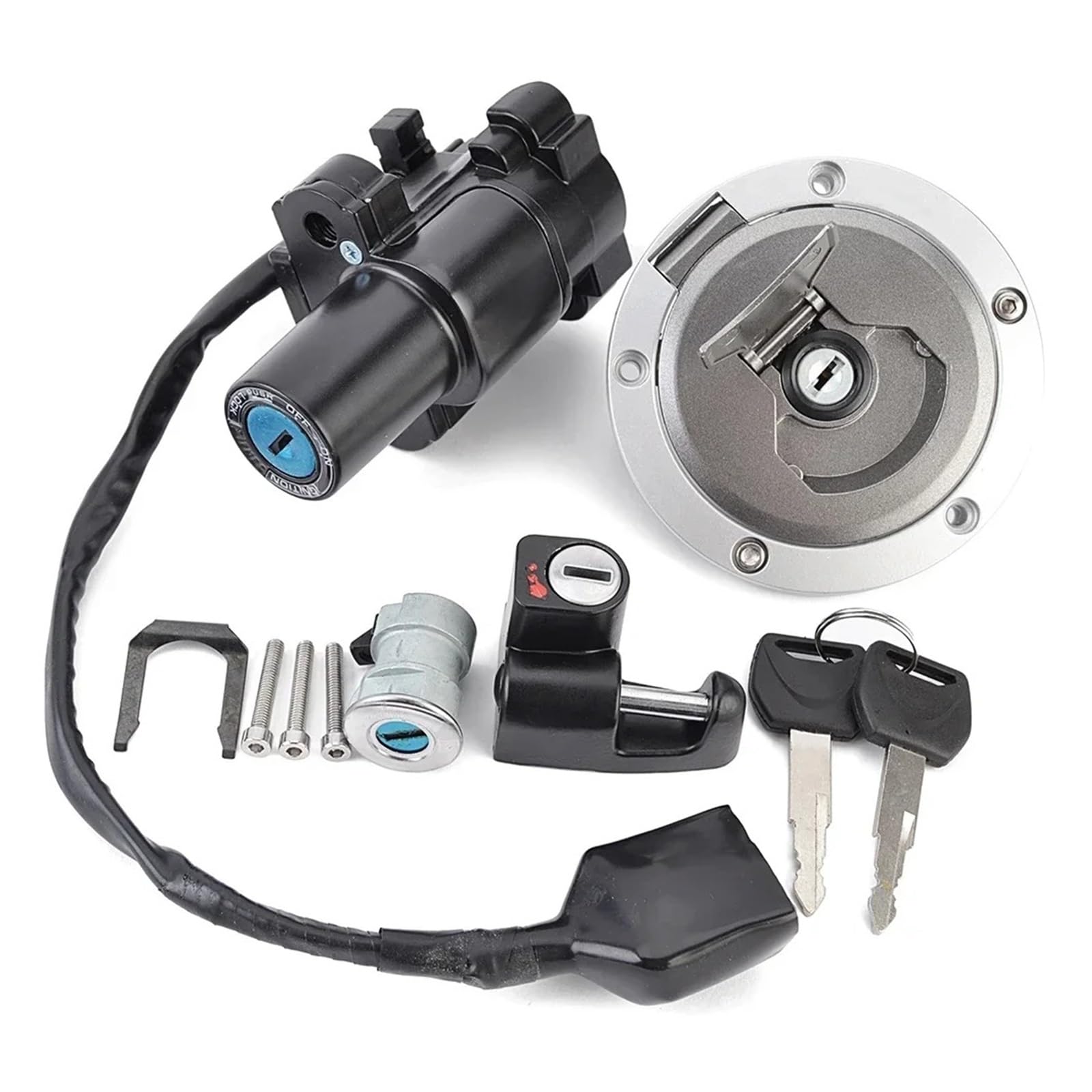 Blocco Accensione Per CRF250 Per CRF250RL Per Rally Tappo Carburante Gas Interruttore Di Accensione Serratura Del Sedile Con Kit Chiave OEM 35010-KZZ-J00 Blocchetto Accensione