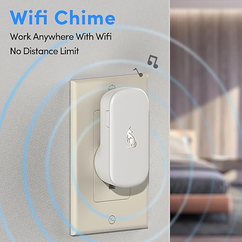 Miniatura 5 de Timbre inteligente con foto + timbre interior  Fotografía de movimiento en la puerta  Notificaciones automáticas de fotos  Captura de fotos de