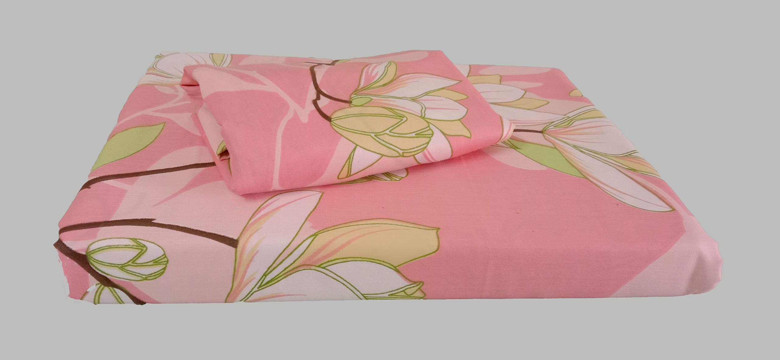 Aarohi Home Cotton Double Bedsheet with 2 Pillow Covers,210 TC