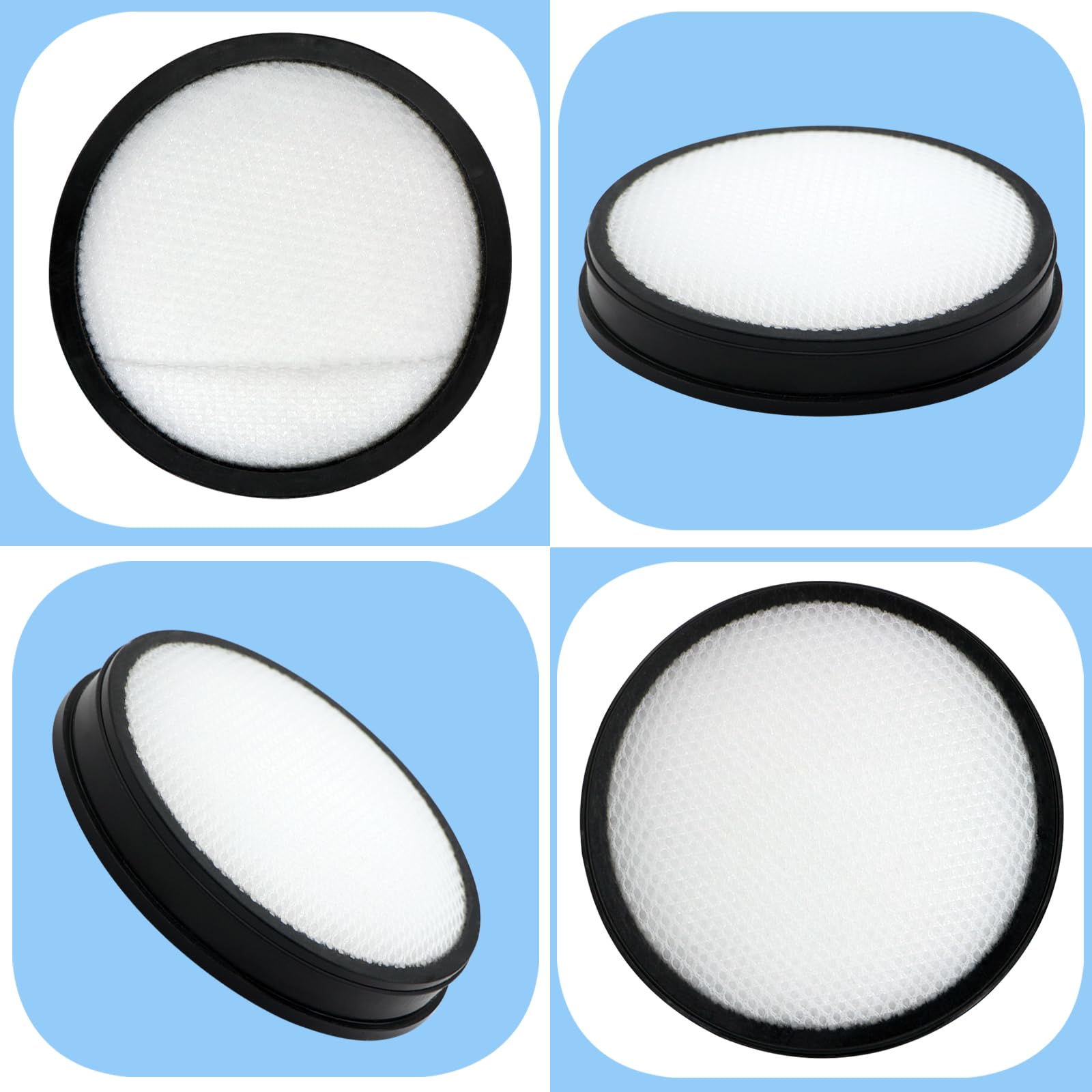 2 Pack Filters Compatibel met Voor HART 20 Volt Draadloze