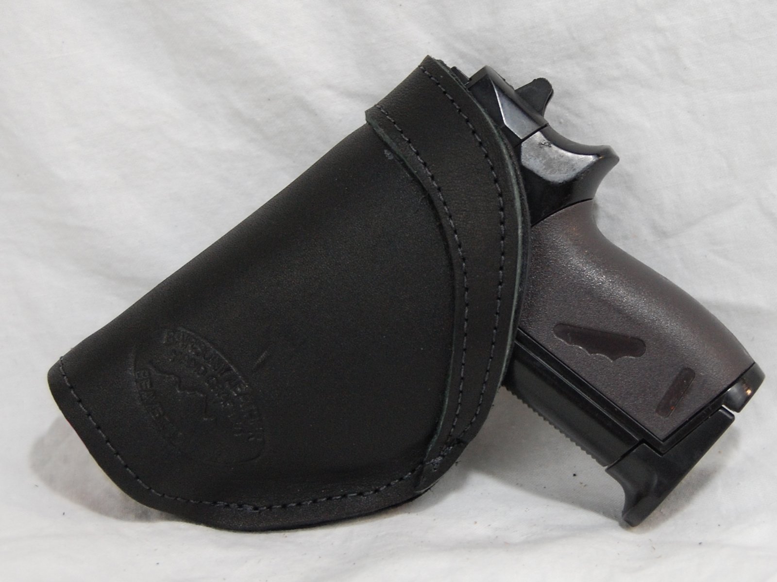 BarsonyNew Black Leather Inside The Waistband Holster for Mini/Pocket 22 25 380