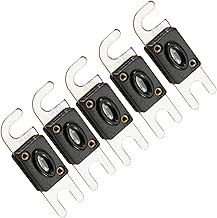ZOOKOTO 5 Pack MANL-300A Mini ANL AFL AFC 300 Amp Silver Plated Fuse - coolthings.us