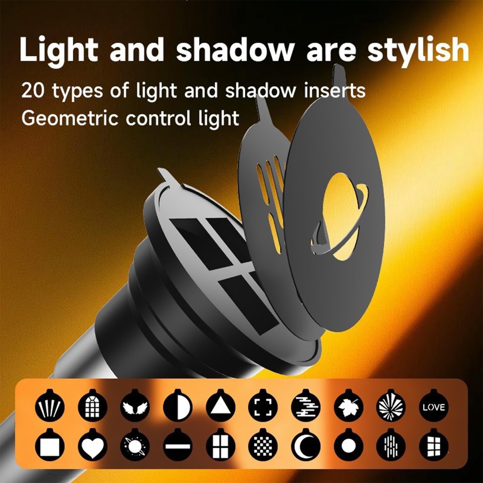 Torcia Fotografica LED da 10 W, 4 Colori, 20 Fogli Campione