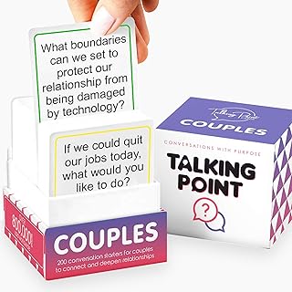 200 Couples Conversation Cards - Enjoy Better Relationships and Deeper Intimacy - Dating Card Game for Adults - Fun Couples Game for Date Night, Valentine Card Games for Couples