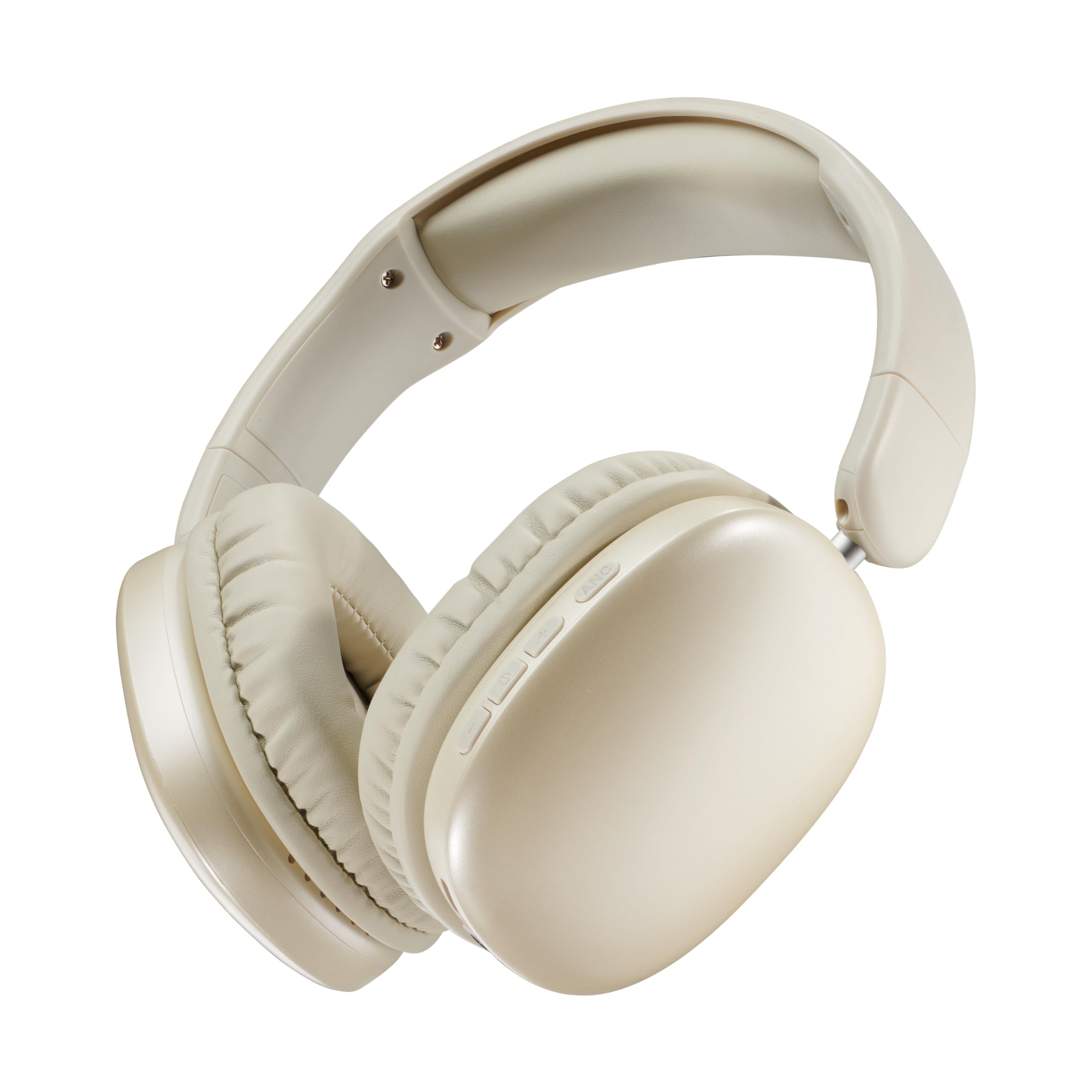 Music Sound MAXI3 Cuffie Wireless Over-ear, Cancellazione attiva del rumore, audio immersivo e cristallino, Fino a 35h di PLAYTIME NON STOP, Compatibile con tutti i dispositivi, Ricarica USB-C, Bianco