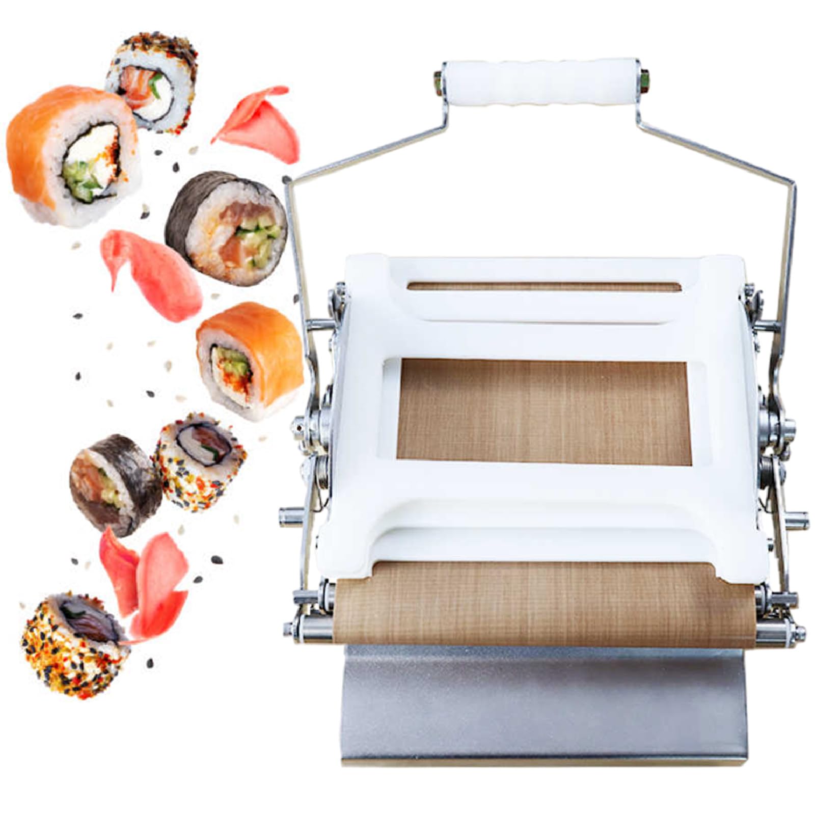 Diy Sushi Roller Mold Maker, MałA OkrąGłA Maszyna Do Formowania Rolek RyżOwych, Bambusowa Mata Do Zwijania Sushi Dla PocząTkująCych, Do Sushi Roller, Komercyjne Zastosowanie Domowe