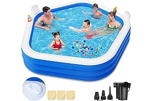Refrescante Piscina Familiar para Patio