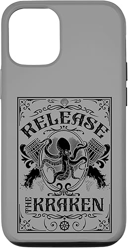 iPhone 14 Unleash the Kraken Funny Octopus Design Sea Monster Case