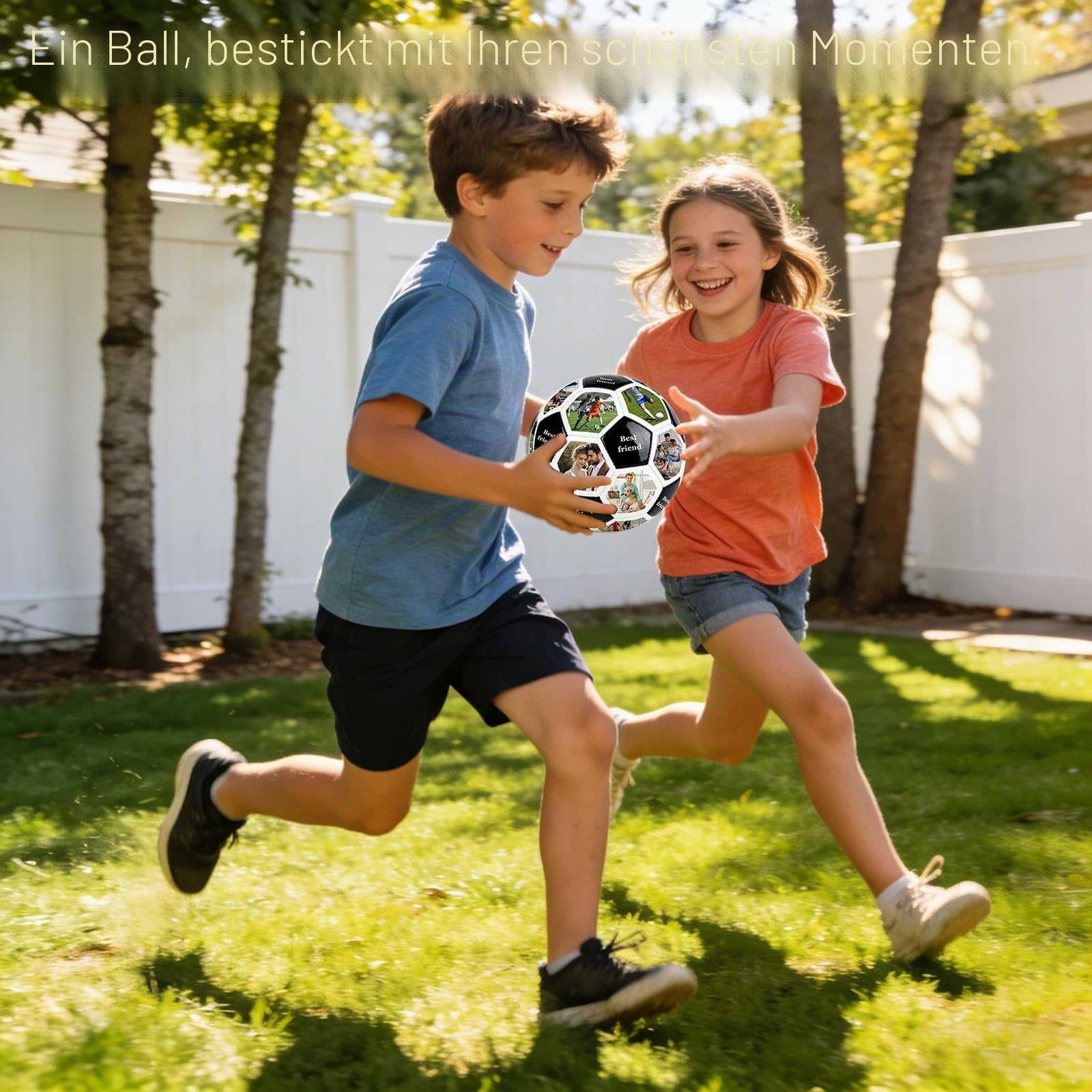 Generisch Personalisierter Ball, Personalisierbar Mit Foto & Text- Größe 5 Fussball, Trainings Fußball Oder Als Dekorationsball, Fussball Geschenke Jungen, EIN Individuelles Geschenk Für Fans