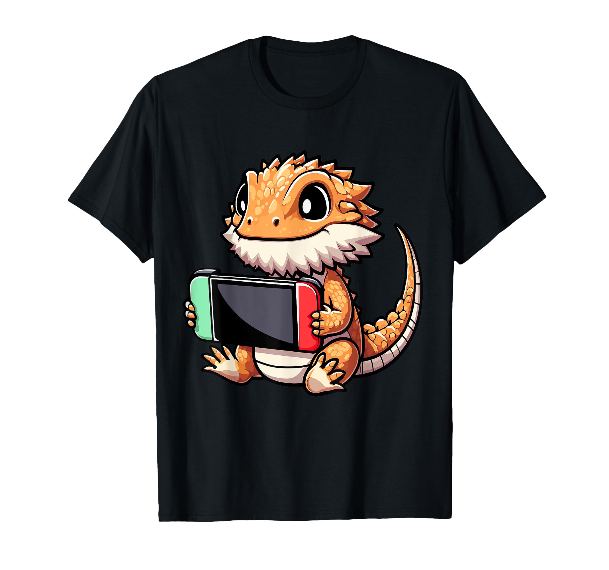 Cute Bearded Dragon Gamer - Funny Video Game Lizard T-Shirt
