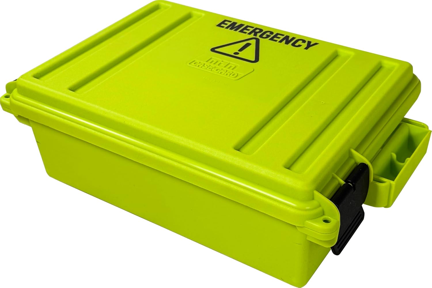 MTM Emergency Box Storage Case for Emergency Kits, First Aid, Survival Gear, Tools & Home Supplies, Emergency Essentials, Water Resistant O-Ring, Lockable & Durable, Made in USA