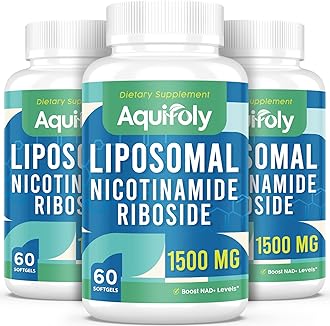 Liposomal Nicotinamide Riboside Supplement 2000 mg with TMG and Pterostilbene for Maximum Absorption, Superior to NAD, Boosting NAD+, Cellular Energy, and Age Defense, 180 Softgels