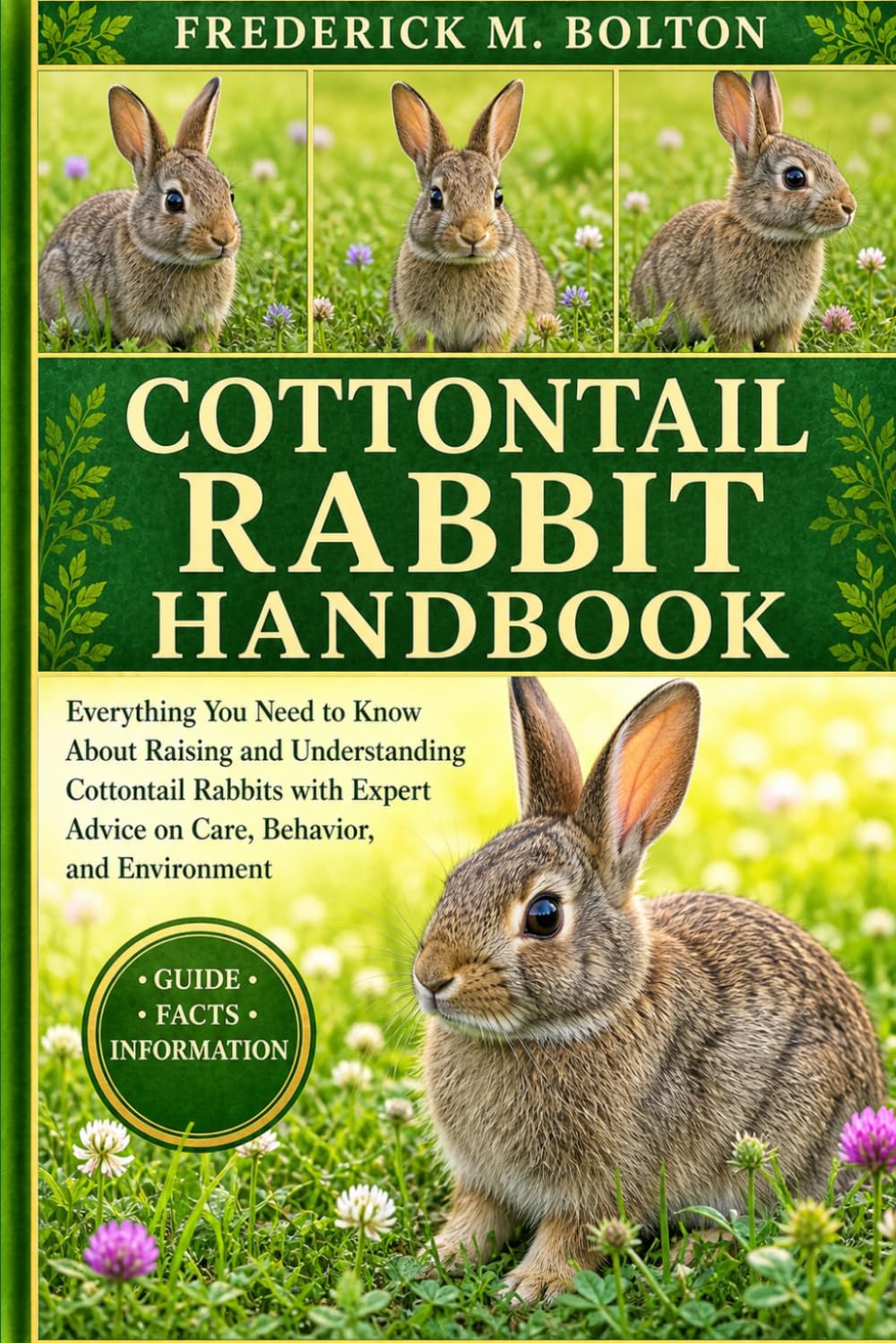 COTTONTAIL RABBIT HANDBOOK: Everything You Need to Know About Raising and Understanding Cottontail Rabbits with Expert Advice on Care, Behavior, and Environment