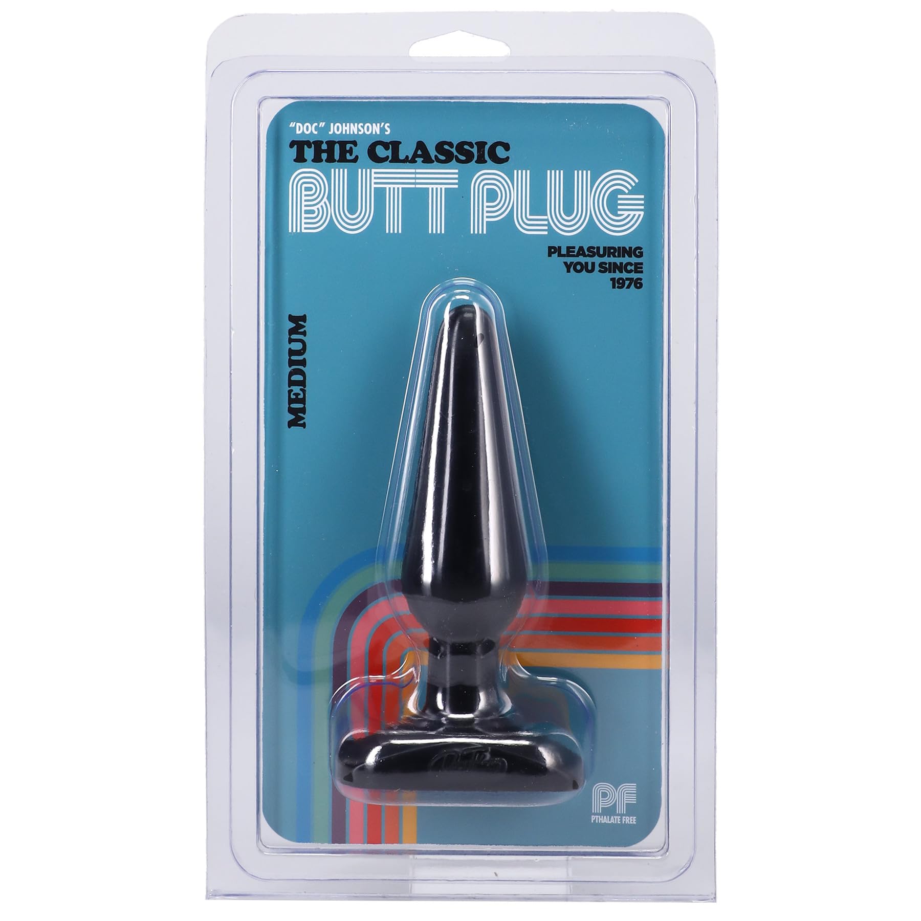 Amazon.com: Doc Johnson Classic Butt Plug, Medium, Black : Health &  Household