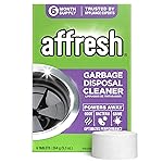 Affresh Garbage Disposal Cleaner, Helps Power Away Odor Causing Bacteria, Debris & Grime in Grind Chamber, Impeller & Drain Pipe, 6 Tablets, 6 Month Supply