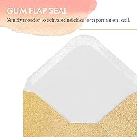 Vista 5 de Sobres para tarjetas de regalo: 100 sobres pequeños, sobres de papel para tarjetas de visita, bolsillos pequeños para sobres a granel, 10