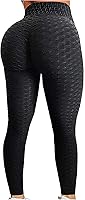 Vista 98 de SEASUM - Pantalones de yoga de cintura alta para mujer, con control de abdomen y realce de glúteos, leggings favorecedores para entrenar y correr