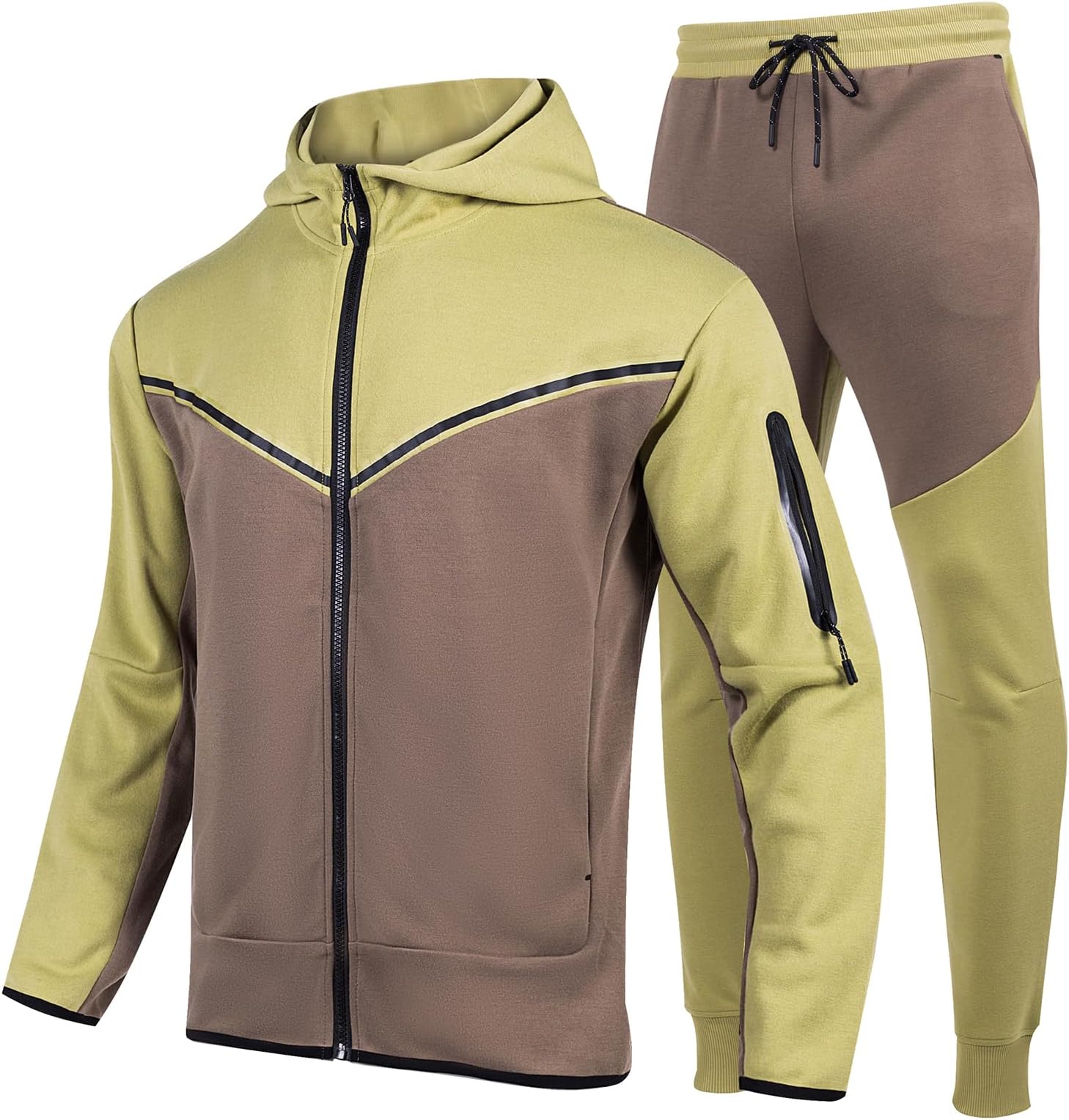olive tracksuit mens