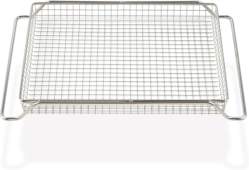 KCO124BM Reemplazo de cesta de freidora de aire para horno de encimera Kitchenaid Digital Air Fry Bandeja de freidora de aire KCO124 de acero inoxidable 304 Accesorios para horno tostador Kitchenaid Cesta para hornear Bandeja para asar