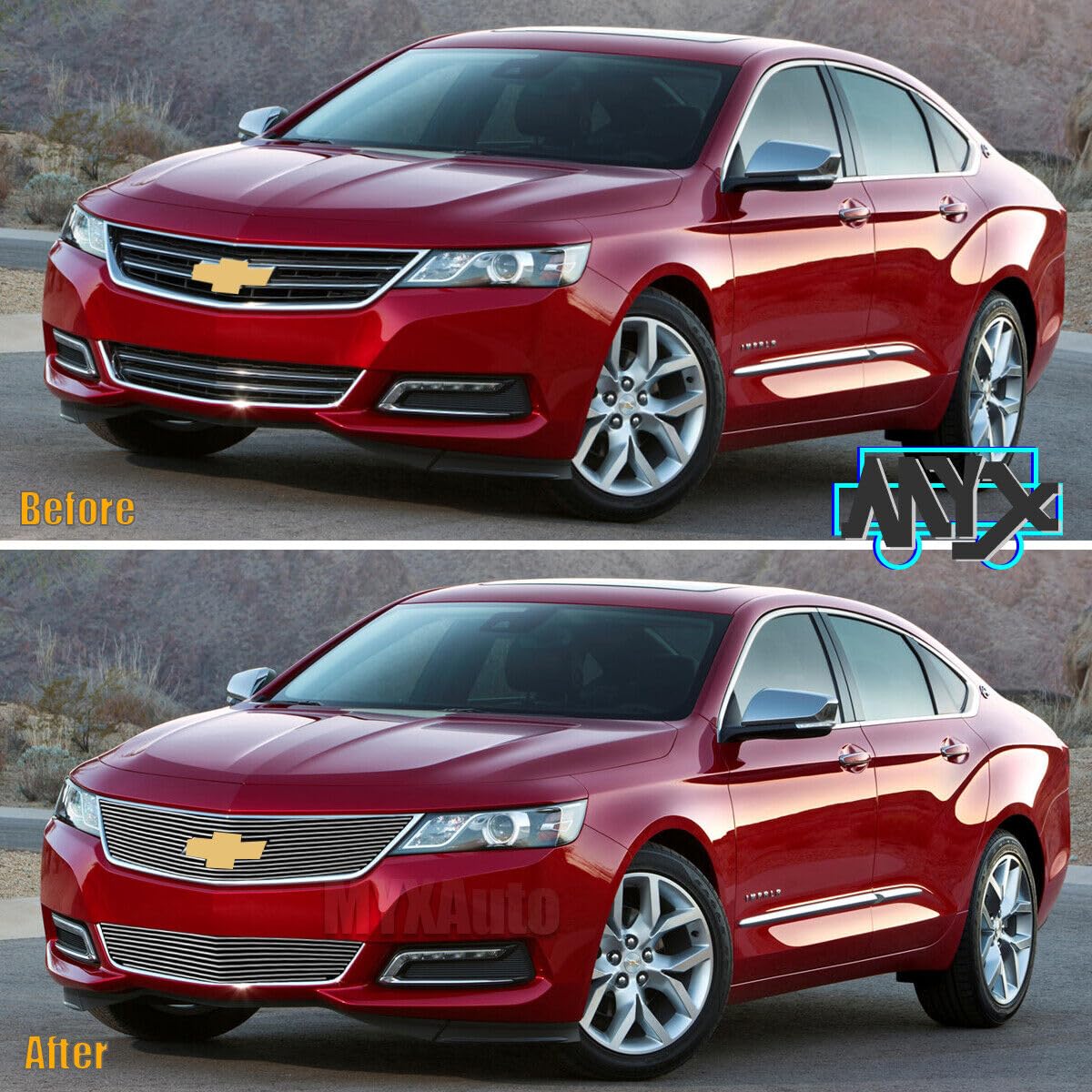 Amazon.com: Front Grill Polished Fits Chevy Impala 2014-2020 with