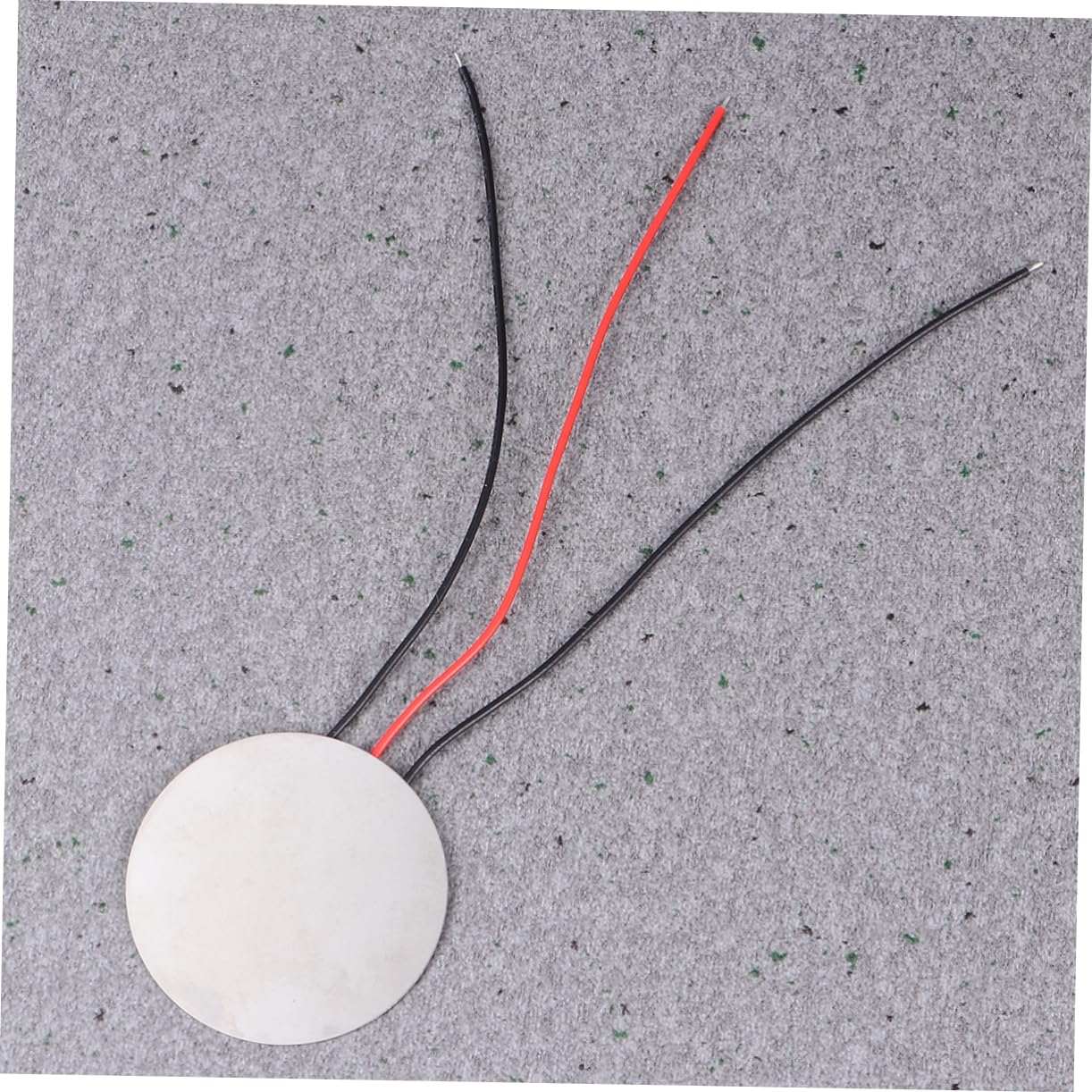 Housoutil 10pcs Three-pole Buzzer Piezo Disc Piezo Buzzer Steel Sheet Piezoelectric Ceramic Chip Random