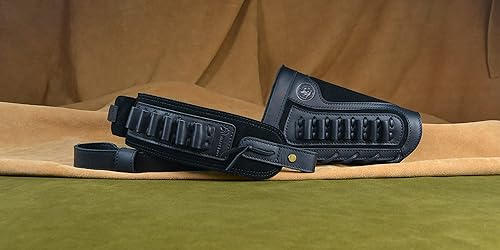 Miniatura 8 de Funda de cuero para rifle de escopeta con eslinga de pistola para .357 .30-30 .30-06 .45-70 .22LR 12GA 16GA 20GA