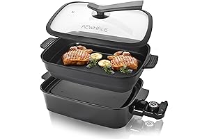 Electric Skillet With Removable Pan