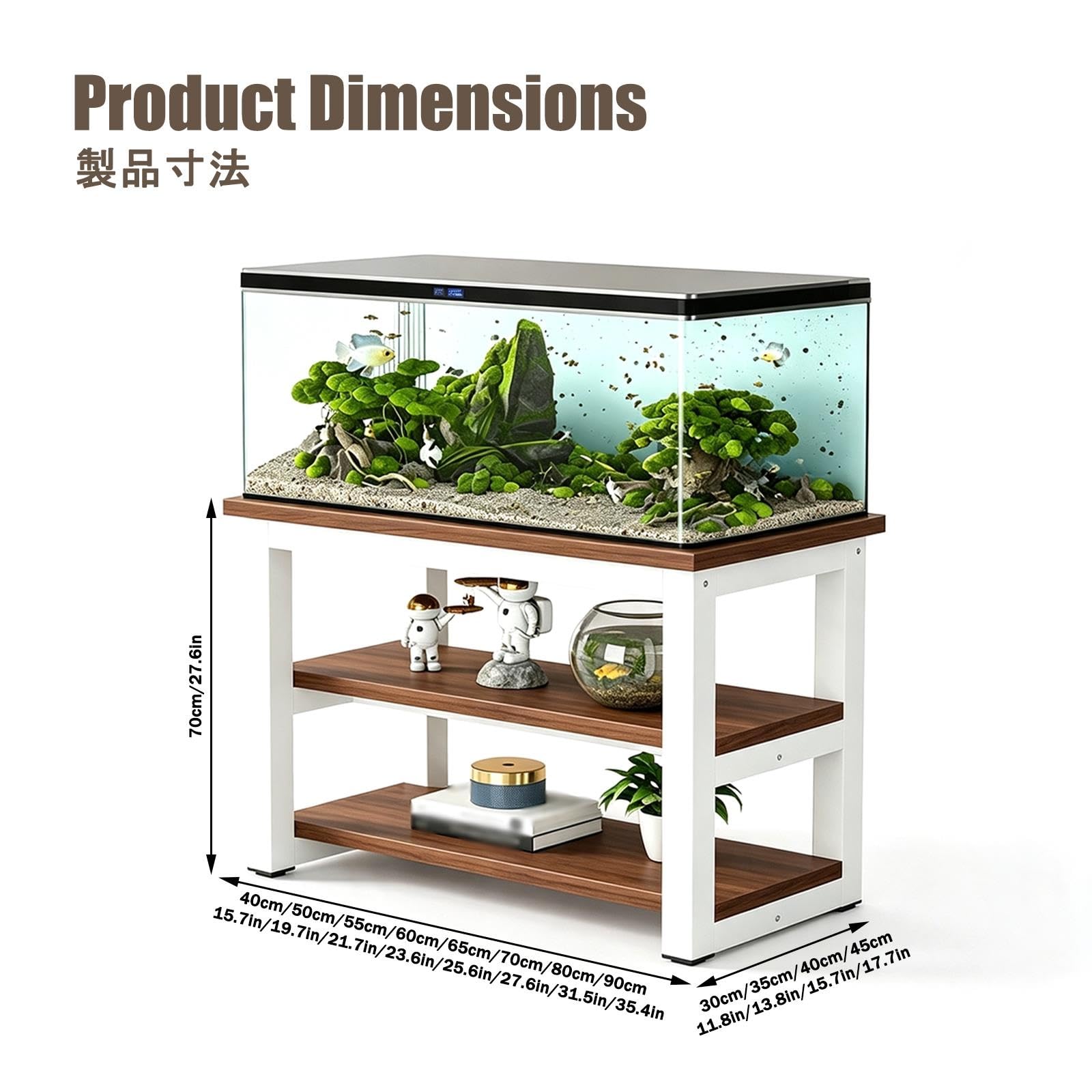 Mobile per Acquario, Cassetto per Acquario, Robusto e Durevole