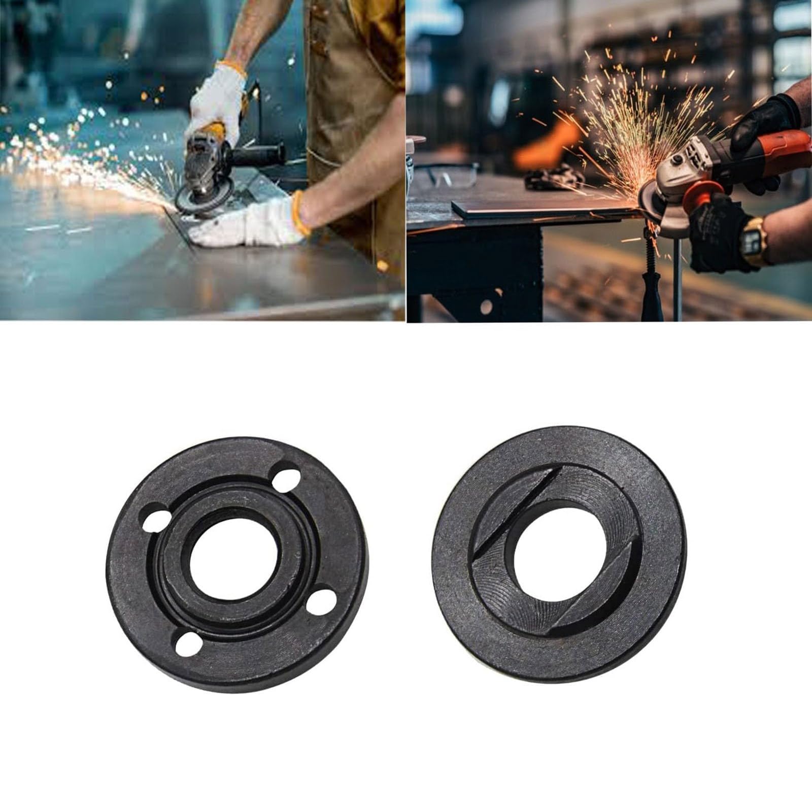 QWQJ Grinder Flange Wrench Angles Grinder Accessory Set Includes Wrench and Flange Nut Set Suitable for Various Occasion