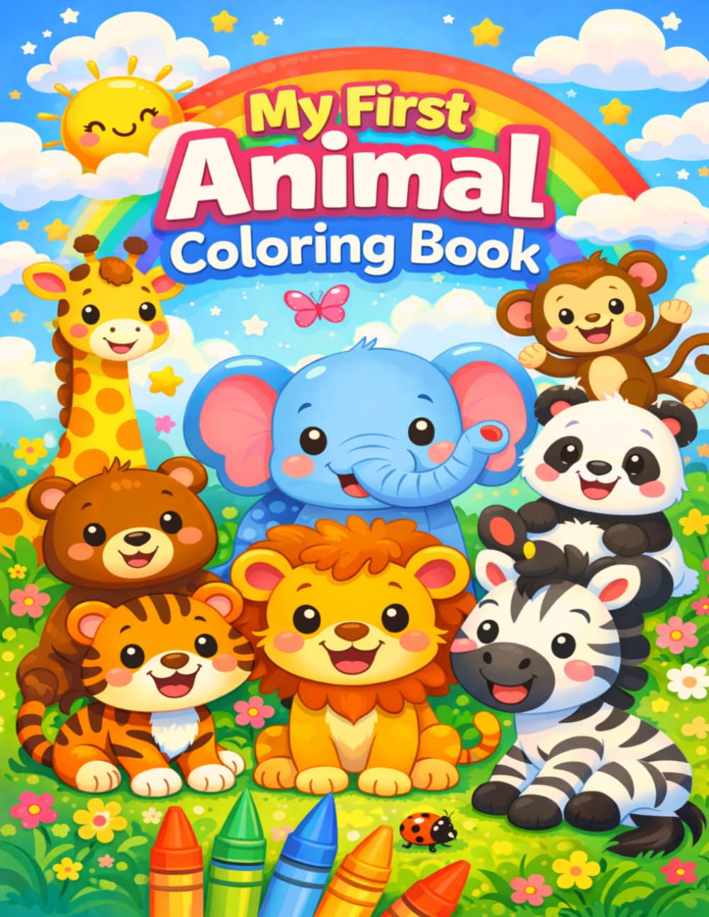 My First Animal Coloring Book