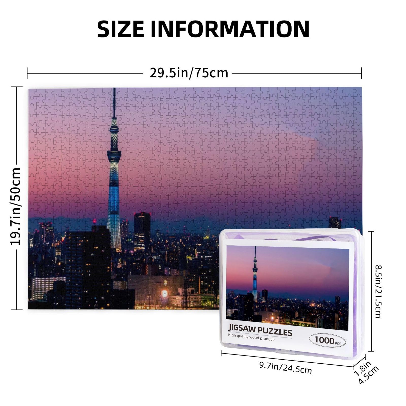 Amazon | 東京スカイツリー ジグソーパズル 1000ピース パズル 知育 脳 