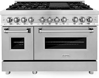 ZLINE 36 in. Legacy Dual Fuel Range with 6 Burners and Electric Convection Oven in Stainless Steel