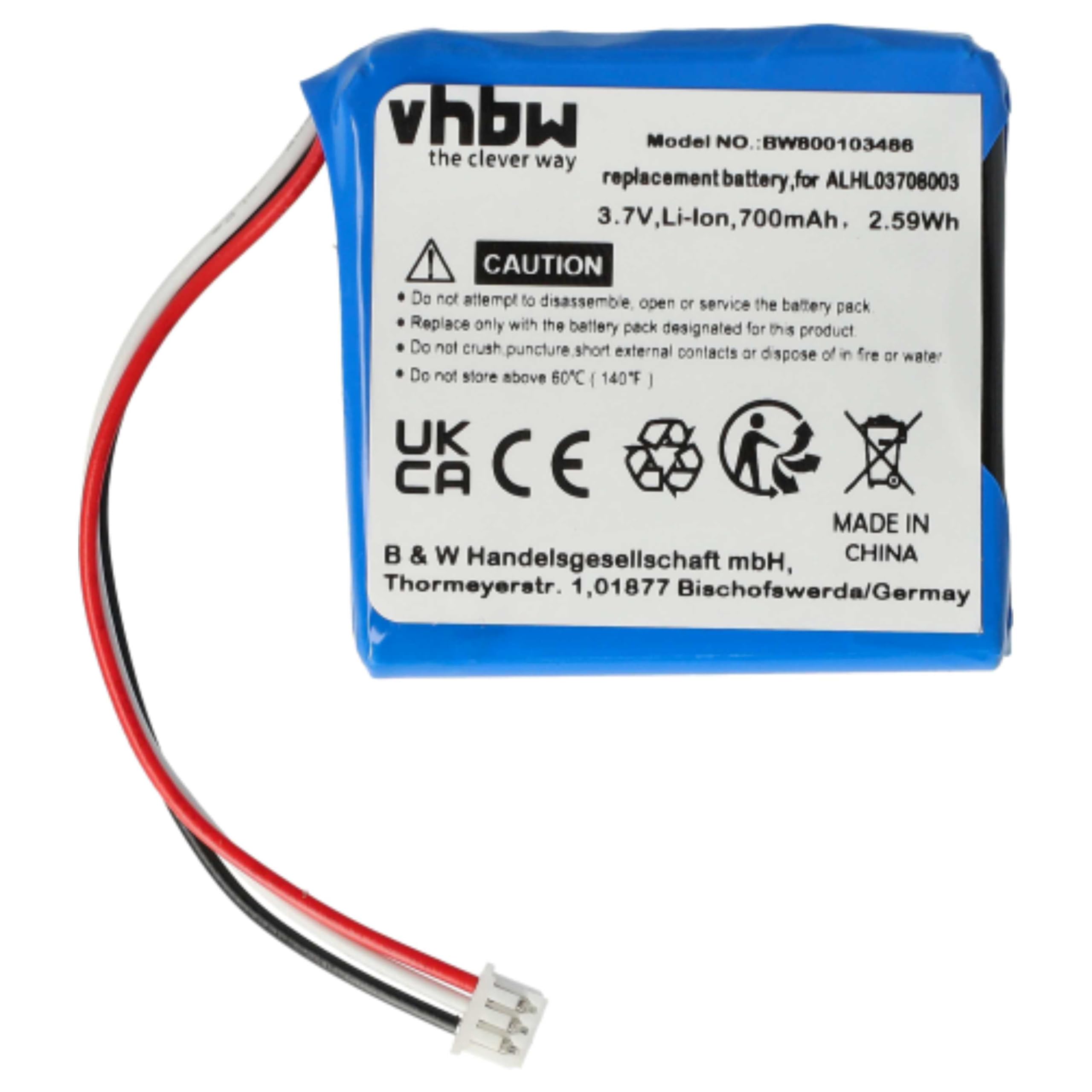 Batterie VHBW 1100mAh Pour TomTom VF3 (réf. FM68360420759) - Neuf D'origine