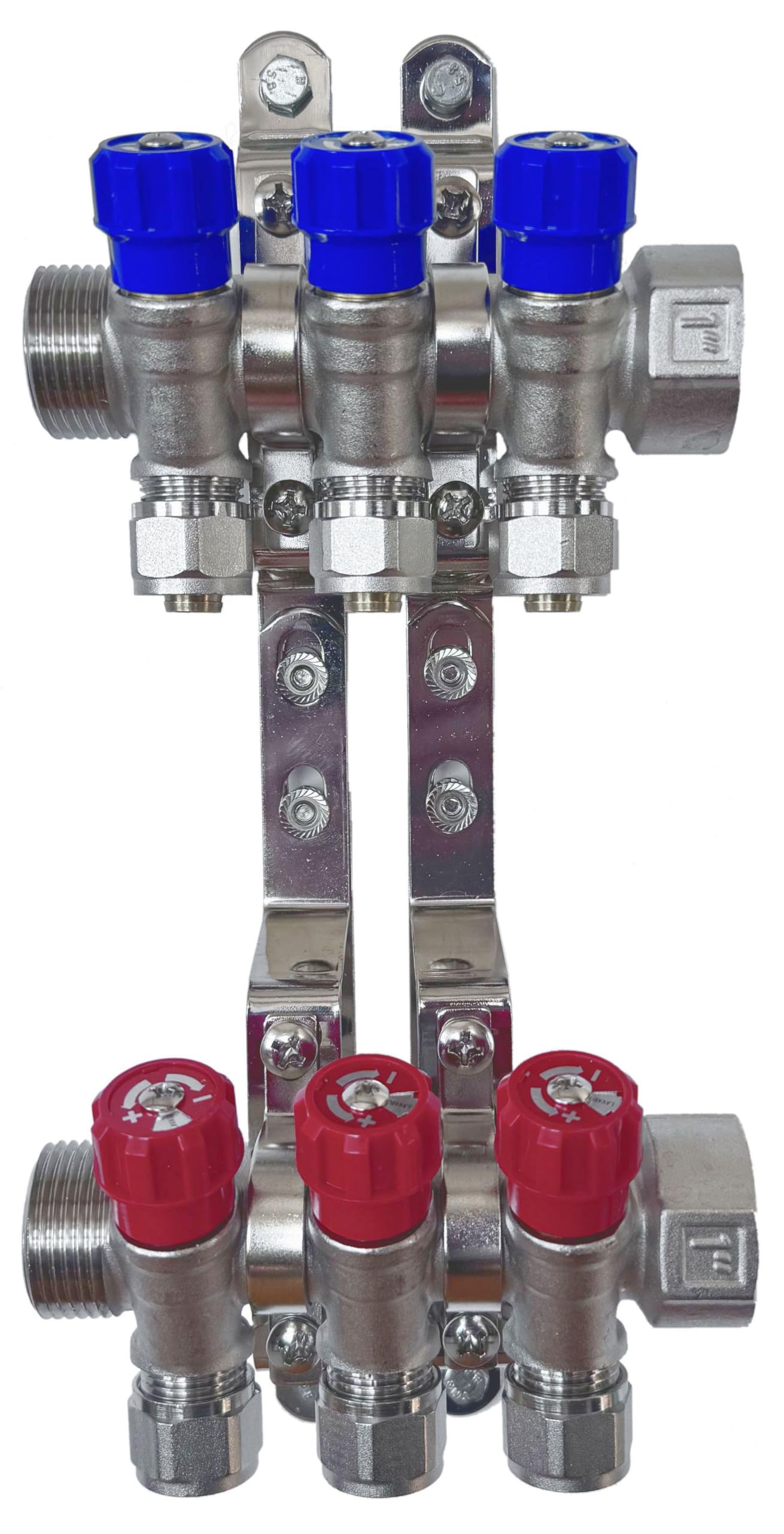 Henco Koud/warmtapwater verdeler VB050504ROOD > Koud/warmtapwater verdelers > Verdelers > Verwarming > Verwarming & klimaat > | Echt alles voor je badkamer en toilet