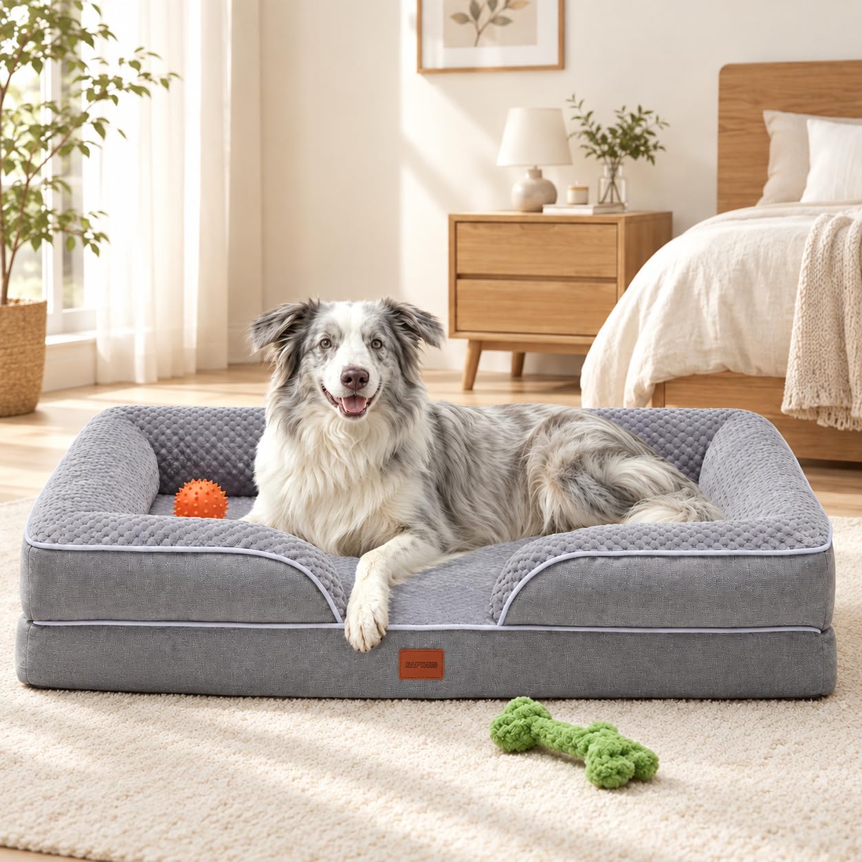 Orthopedic XL Dog Bed Extra Large with Removable Washable Cover
