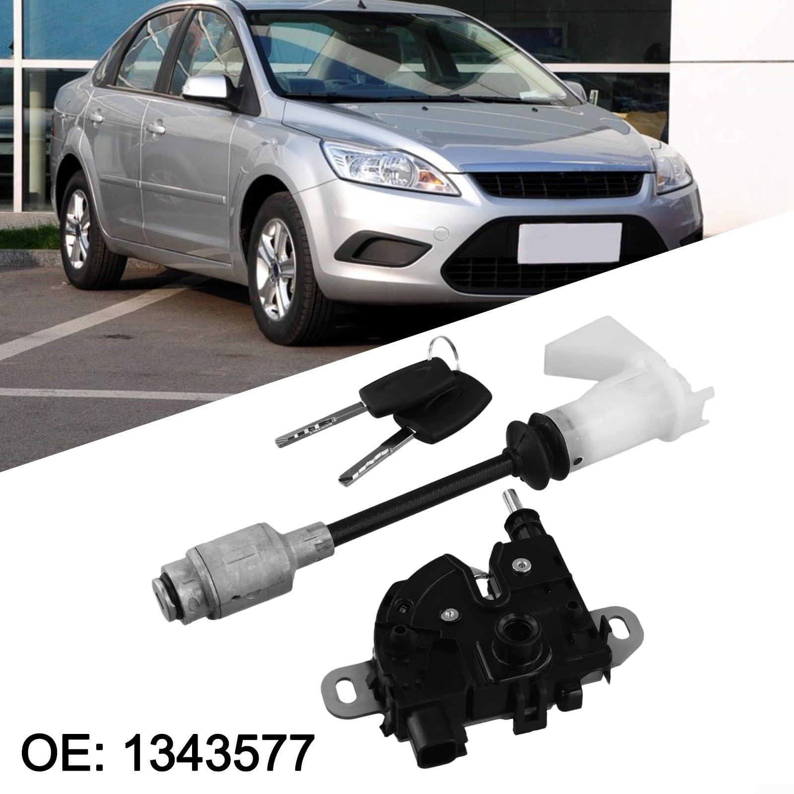 Kit di chiusura per cofano di ricambio diretto per Ford Focus MK2 C MAX 2004-2012 per 1343577 3M5116700BC 3M5116700AC