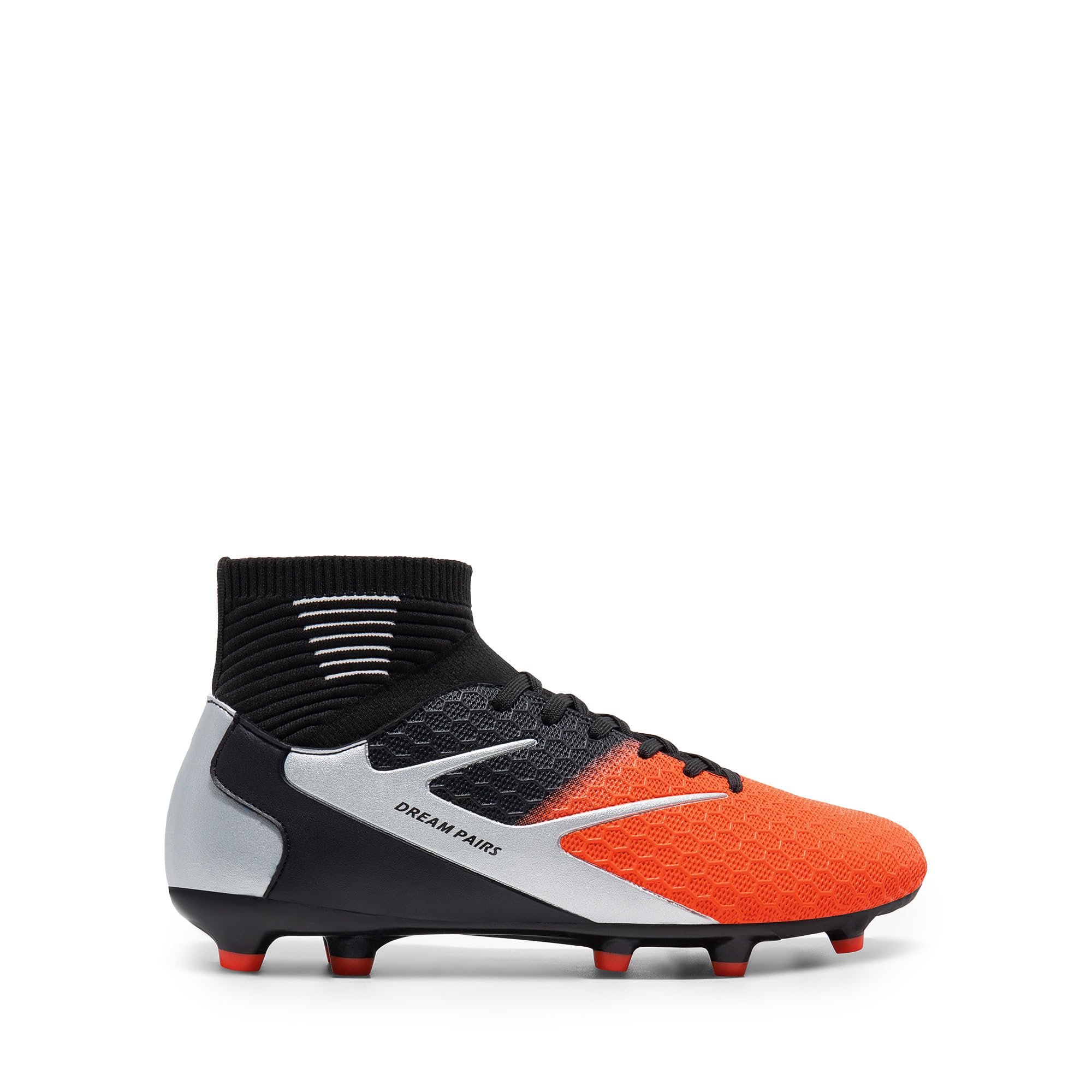 DREAM PAIRS Chaussures de Football pour Hommes Durable Chaussure Crampons Montantes à Lacets Stables et Accrocheuses SDSC2407M