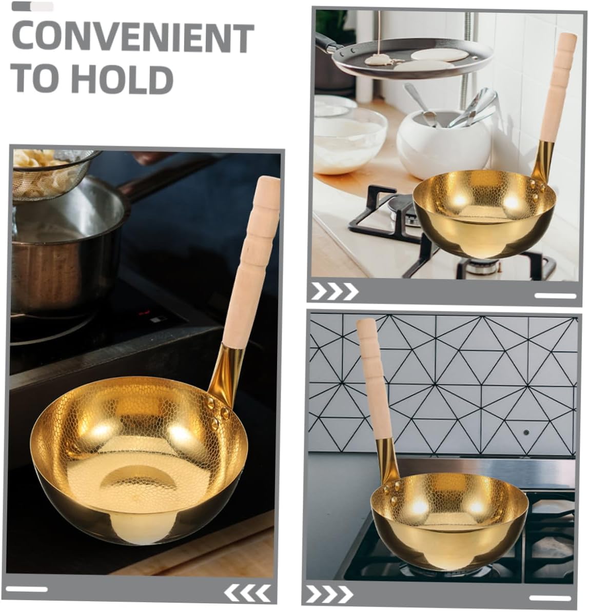 Multi Function Stainless Steel Cooking Pot Hammered Rice Noodle Milk and Soup Pan for Ramen Hot Pot and Sauces Elegant Design for Everyday Use