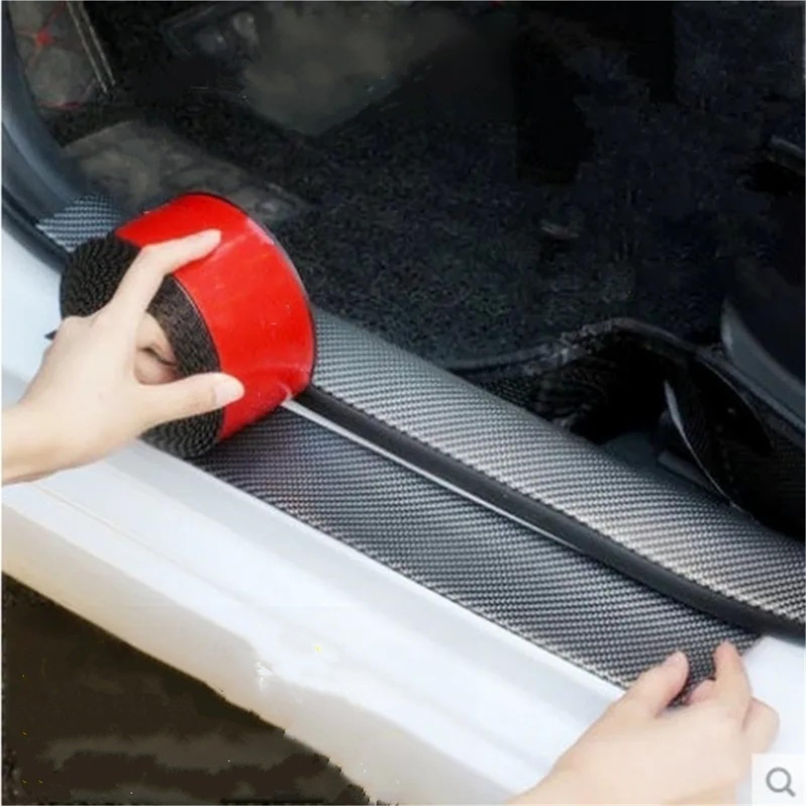 Parabrisas de Ventana Lateral Trasero Ajuste para Sedan/SUV Protector de Falda Lateral de Coche Universal(7CM x 1M)