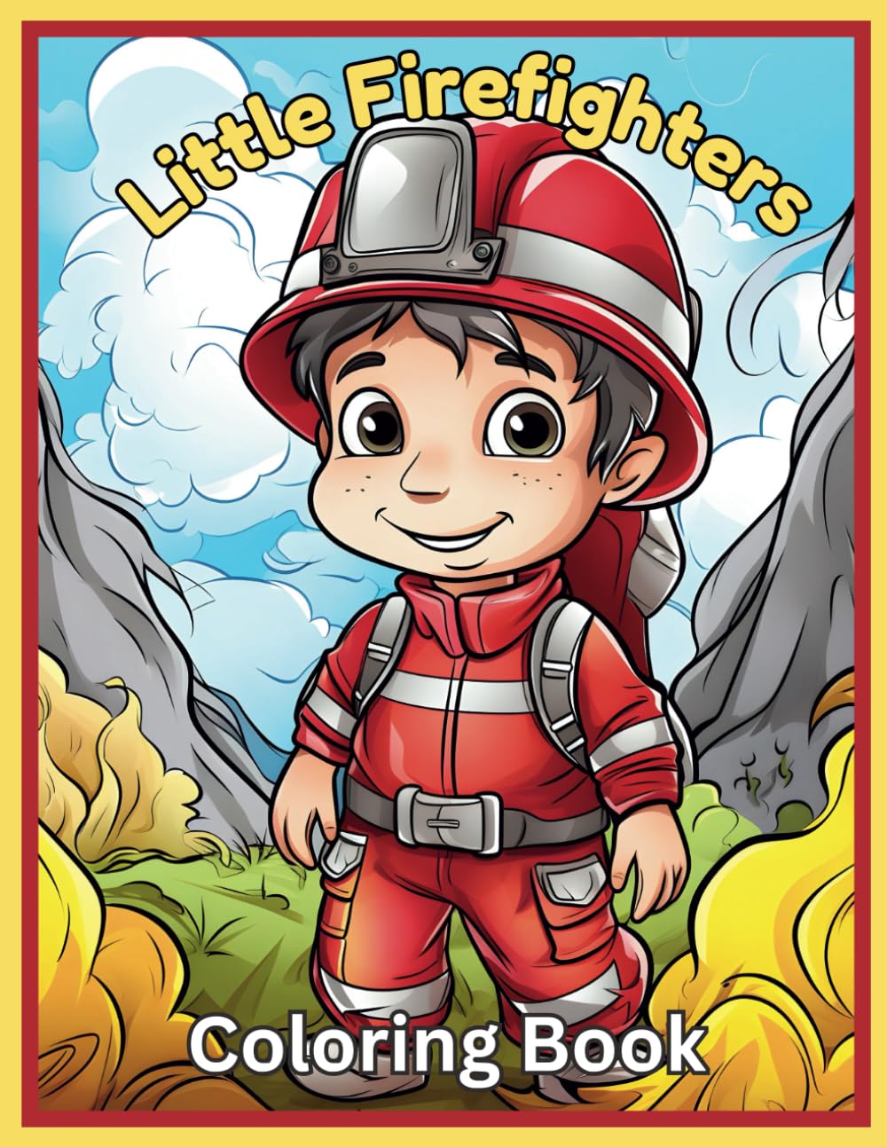 Little Firefighters Coloring Book