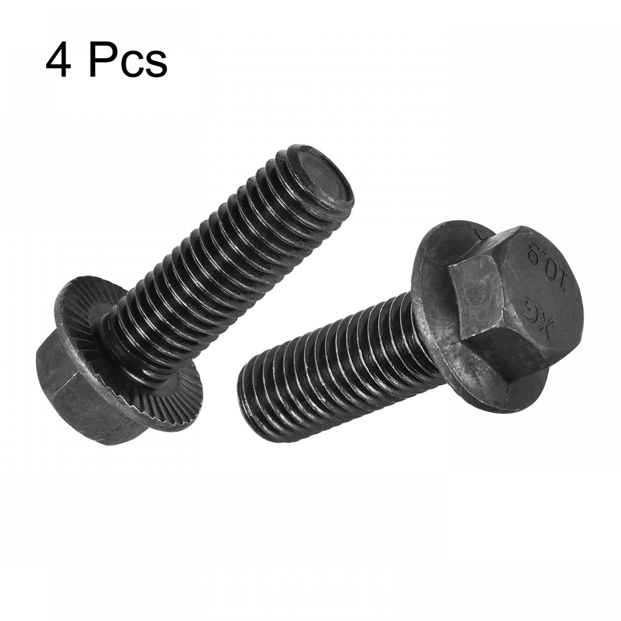 TA-VIGOR M14-2.0 x 40mm Hex Head Serrated Flange Bolts, 10.9 Grade Carbon Steel Flanged Hex Bolts - Image 3