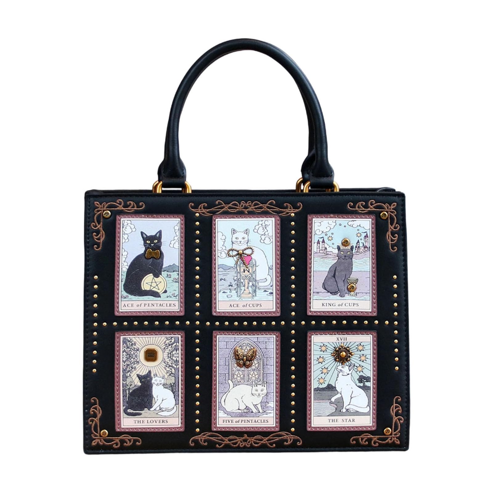 Borsa a tracolla alla moda che mostra bei disegni interni spaziosi e robusta costruzione permanente PU borsa borsa
