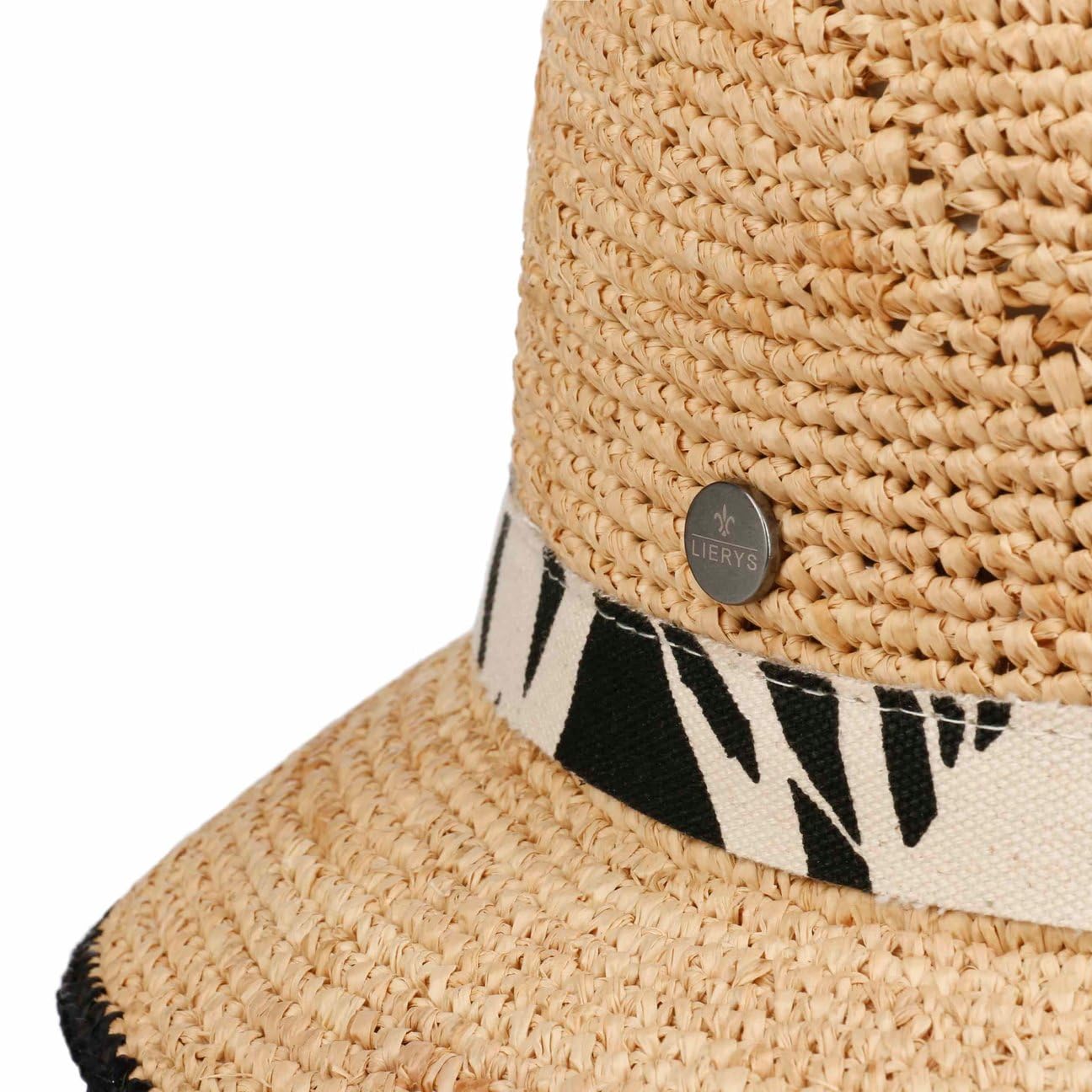 SOMBREROSHOP Anira Crochet Sombrero Cloche de Paja Mujer Primavera Verano