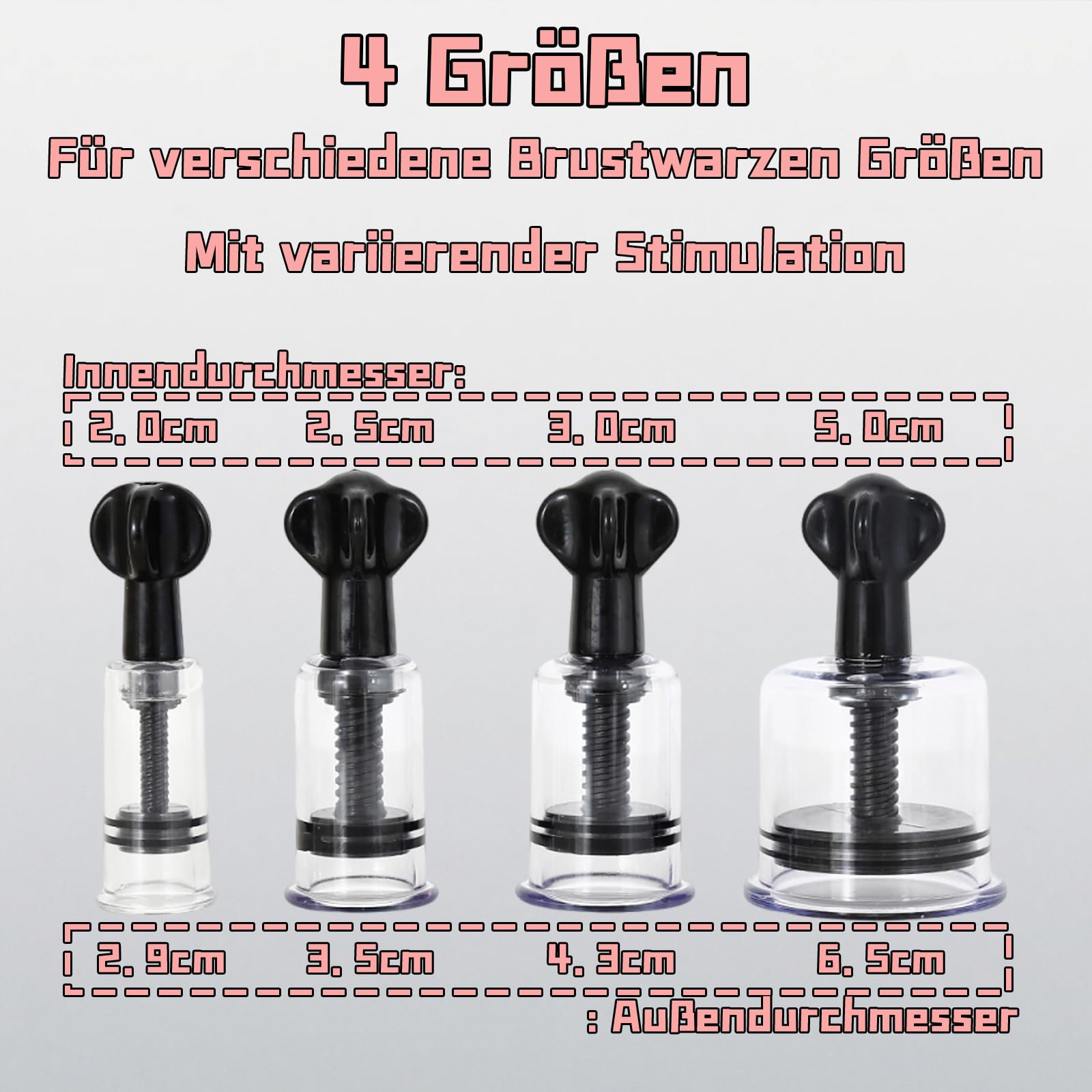 Aspirateurs De Tétons Pour Femmes Noirs 8 Pièces Excitation Extrême Des Mamelons Pompe Nipple Sucker BDSM Aspirateurs De Mamelons Pour Jeux SM Fétichisme Augmentation Du Plaisir Pompe À Tétons Pour